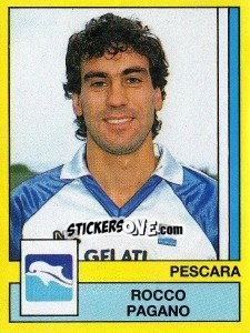 Sticker Rocco Pagano - Calciatori 1988-1989 n. 249 - Panini