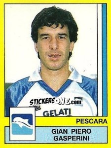 Sticker Gian Piero Gasperini - Calciatori 1988-1989 n. 250 - Panini