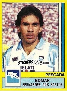 Sticker Edmar Bernardes Dos Santos - Calciatori 1988-1989 - Panini