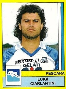 Sticker Luigi Ciarlantini - Calciatori 1988-1989 n. 257 - Panini
