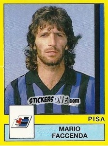 Sticker Mario Faccenda - Calciatori 1988-1989 n. 266 - Panini