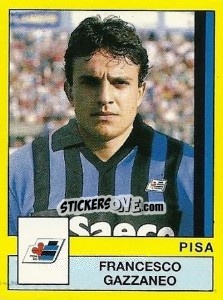 Sticker Francesco Gazzaneo - Calciatori 1988-1989 - Panini