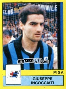 Sticker Giuseppe Incocciati - Calciatori 1988-1989 - Panini