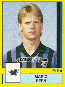 Figurina Mario Been - Calciatori 1988-1989 - Panini