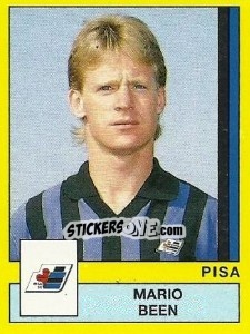 Sticker Mario Been - Calciatori 1988-1989 n. 272 - Panini