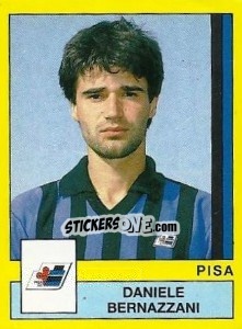 Sticker Daniele Bernazzani - Calciatori 1988-1989 - Panini