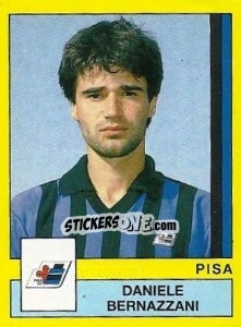 Sticker Daniele Bernazzani - Calciatori 1988-1989 n. 278 - Panini