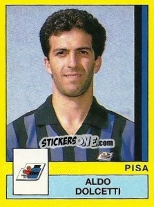 Sticker Aldo Dolcetti - Calciatori 1988-1989 n. 279 - Panini