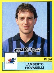 Sticker Lamberto Piovanelli - Calciatori 1988-1989 n. 280 - Panini