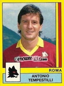 Cromo Antonio Tempestilli - Calciatori 1988-1989 - Panini