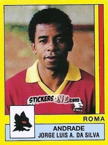 Sticker Andrade Jorge Luis A. Da Silva - Calciatori 1988-1989 n. 288 - Panini