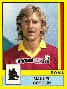 Figurina Manuel Gerolin - Calciatori 1988-1989 - Panini