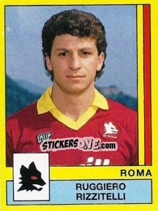 Sticker Ruggiero Rizzitelli - Calciatori 1988-1989 n. 300 - Panini
