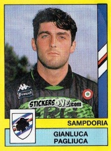 Sticker Gianluca Pagliuca - Calciatori 1988-1989 n. 302 - Panini
