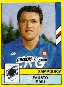 Sticker Fausto Pari - Calciatori 1988-1989 n. 306 - Panini