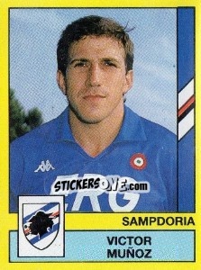 Cromo Victor Muñoz - Calciatori 1988-1989 - Panini