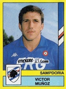 Figurina Victor Muñoz - Calciatori 1988-1989 - Panini