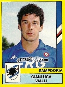 Sticker Gianluca Vialli - Calciatori 1988-1989 n. 311 - Panini