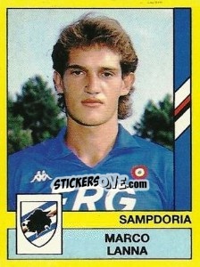 Figurina Marco Lanna - Calciatori 1988-1989 n. 317 - Panini