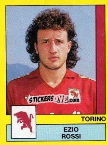 Sticker Ezio Rossi - Calciatori 1988-1989 n. 323 - Panini