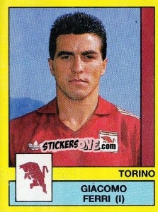 Sticker Giacomo Ferri - Calciatori 1988-1989 - Panini