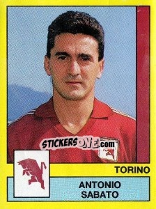 Sticker Antonio Sabato - Calciatori 1988-1989 - Panini