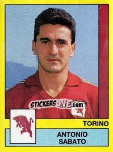 Sticker Antonio Sabato - Calciatori 1988-1989 n. 326 - Panini