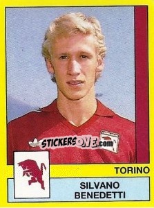Cromo Silvano Benedetti - Calciatori 1988-1989 - Panini