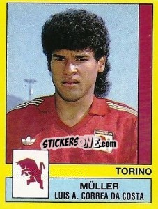 Cromo Müller Luis A. Correa Da Costa - Calciatori 1988-1989 - Panini