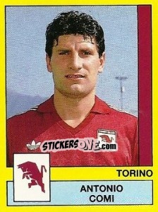 Sticker Antonio Comi - Calciatori 1988-1989 n. 330 - Panini