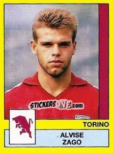 Sticker Alvise Zago - Calciatori 1988-1989 - Panini