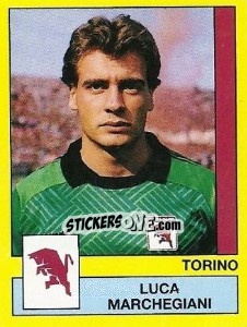 Sticker Luca Marchegiani - Calciatori 1988-1989 - Panini