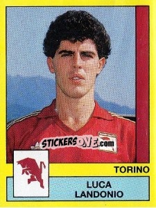 Sticker Luca Landonio - Calciatori 1988-1989 - Panini