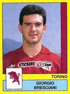 Figurina Giorgio Bresciani - Calciatori 1988-1989 - Panini