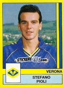 Sticker Stefano Pioli - Calciatori 1988-1989 n. 343 - Panini
