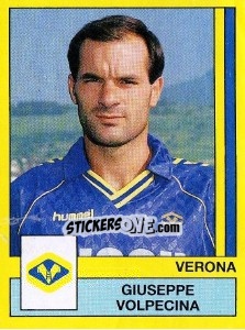 Sticker Giuseppe Volpecina - Calciatori 1988-1989 n. 345 - Panini