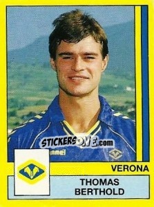 Sticker Thomas Berthold - Calciatori 1988-1989 - Panini