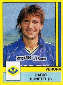 Sticker Dario Bonetti - Calciatori 1988-1989 n. 347 - Panini
