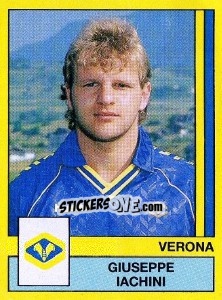 Cromo Giuseppe Iachini - Calciatori 1988-1989 - Panini