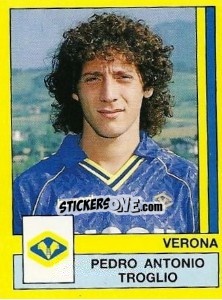Sticker Pedro Antonio Troglio - Calciatori 1988-1989 - Panini