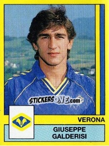 Cromo Giuseppe Galderisi - Calciatori 1988-1989 - Panini