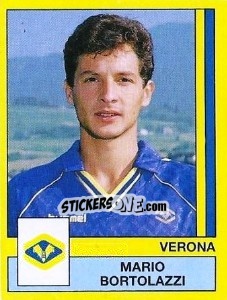 Sticker Mario Bortolazzi - Calciatori 1988-1989 - Panini