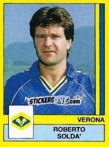 Sticker Roberto Solda' - Calciatori 1988-1989 n. 357 - Panini