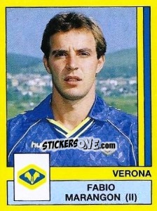 Sticker Fabio Marangon - Calciatori 1988-1989 n. 358 - Panini