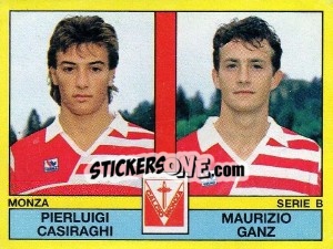 Sticker Pierluigi Casiraghi / Maurizio Ganz - Calciatori 1988-1989 - Panini