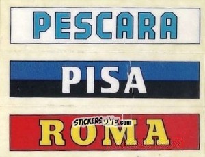 Sticker Pescara/pisa/roma - Calciatori 1988-1989 n. PN5 - Panini