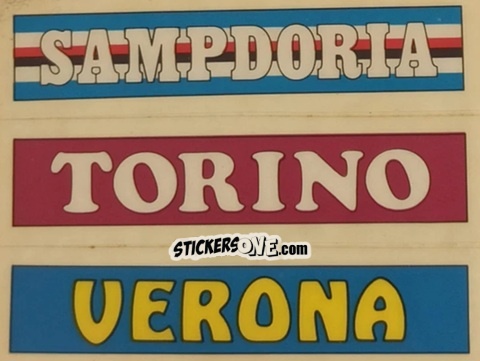 Sticker Sampdoria/torino/verona - Calciatori 1988-1989 n. PN6 - Panini
