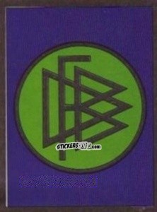 Sticker DFB Logo - German Football Bundesliga 1991-1992 n. 1 - Panini