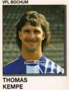 Sticker Thomas Kempe - German Football Bundesliga 1991-1992 n. 4 - Panini