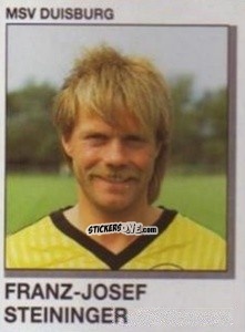 Sticker Frank-Josef Steininger